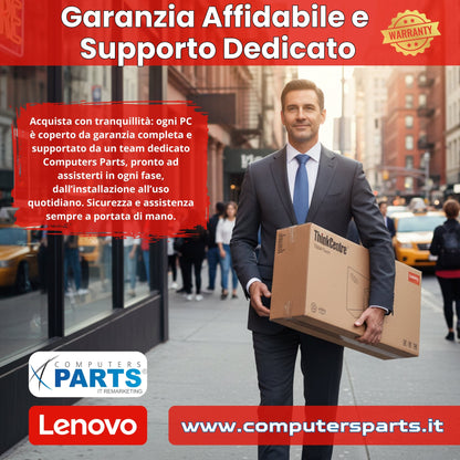 Bundle Lenovo ThinkCentre M80q Mini PC | Intel Core i5-10500T | 16GB RAM | 512GB SSD + Monitor 24" ThinkVision T24v Windows 11