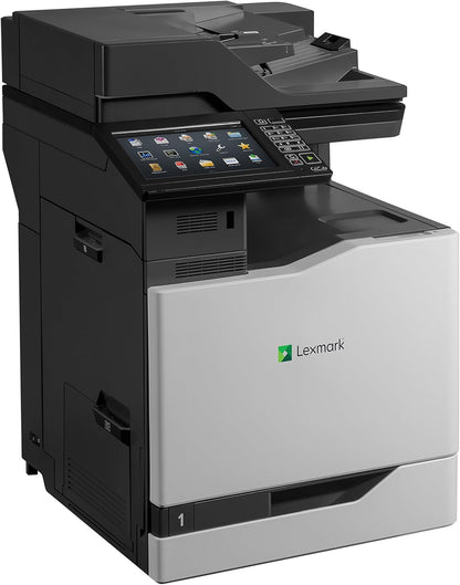 Multifunzione laser a colori Lexmark CX825de ricondizionata, 52 ppm, A4, con pannello comandi touch e design compatto per ambienti aziendali