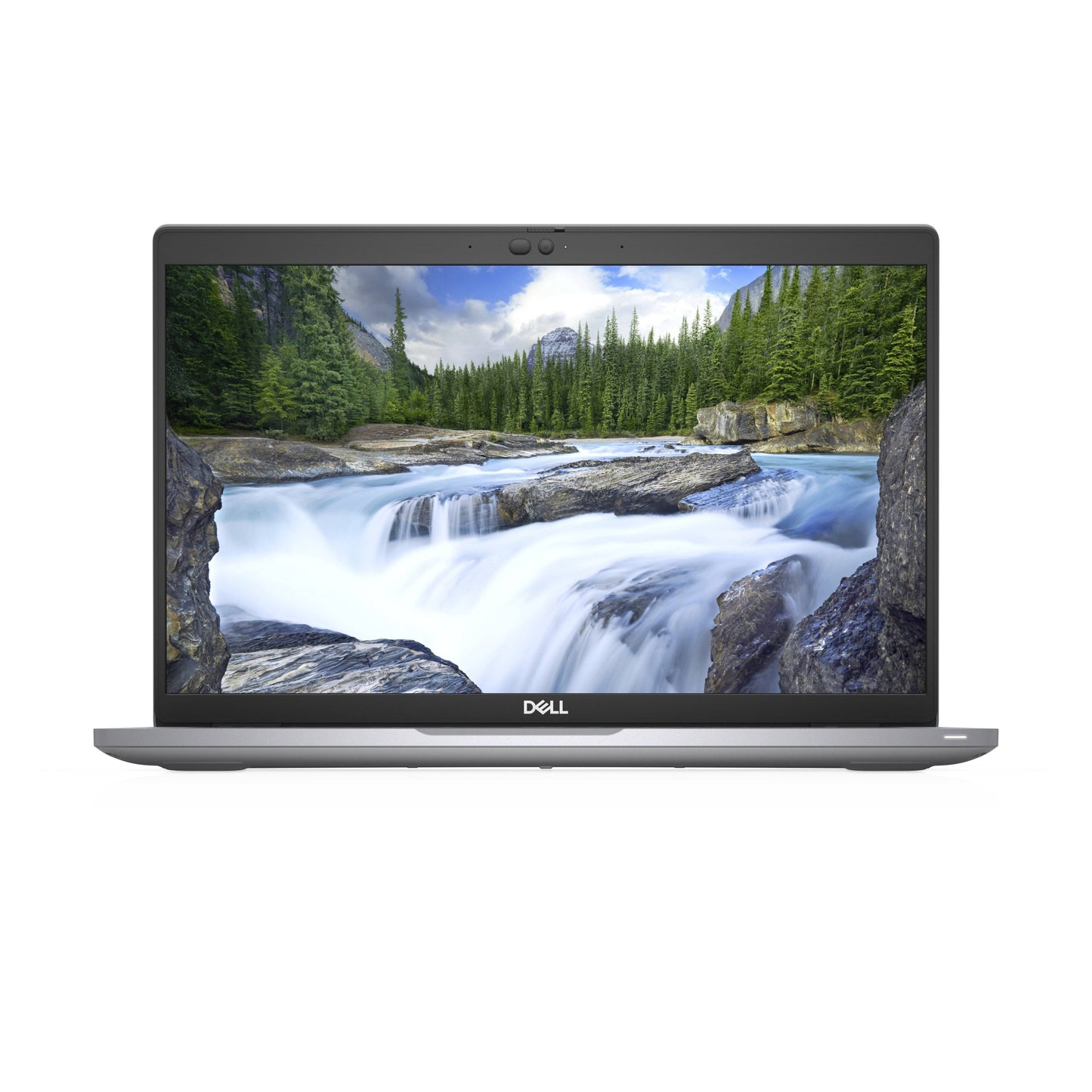 Vista frontale del Dell Latitude 5420 acceso con display FHD da 14”, notebook ricondizionato con prestazioni elevate.
