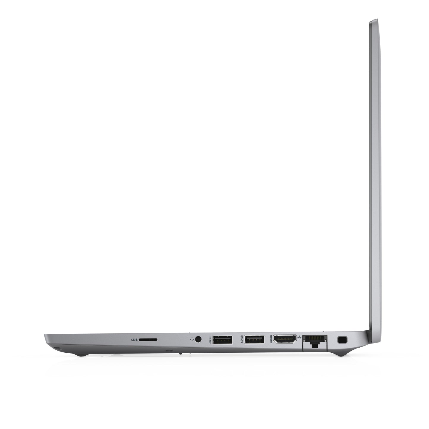 Profilo laterale del Dell Latitude 5420 con porte USB, HDMI ed Ethernet, notebook ricondizionato per uso professionale.