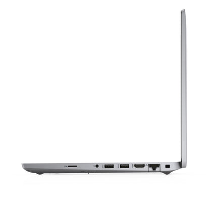 Profilo laterale del Dell Latitude 5420 con porte USB, HDMI ed Ethernet, notebook ricondizionato per uso professionale.