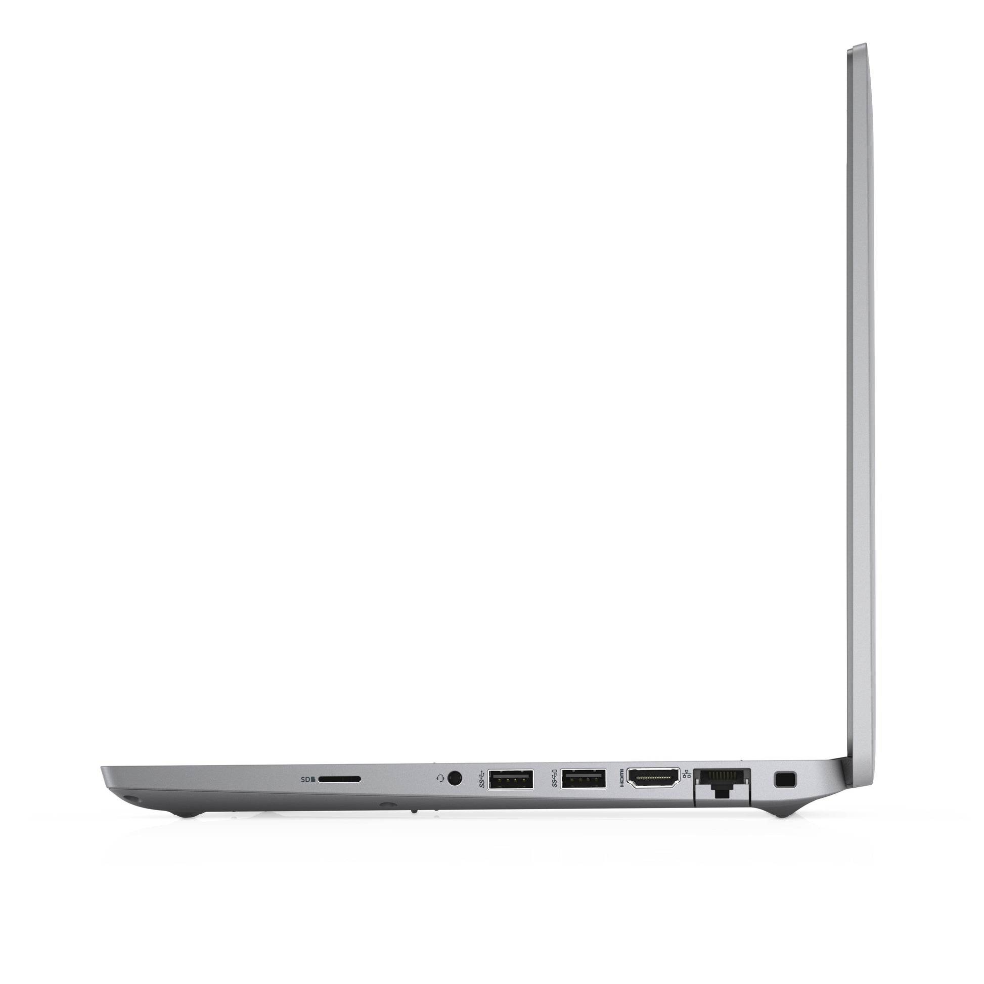 Profilo laterale del Dell Latitude 5420 con porte USB, HDMI ed Ethernet, notebook ricondizionato per uso professionale.