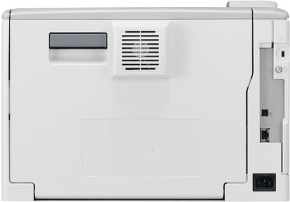 Retro della stampante Epson AL-M300 con porte di connessione. Design robusto per uso intensivo in ufficio.