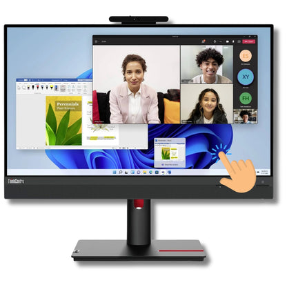 Lenovo ThinkCentre TIO24 Touch 24″ | Intel Core i5‑10400T | WebCam Casse Audio Windows 11 Pro Monitor NUOVO