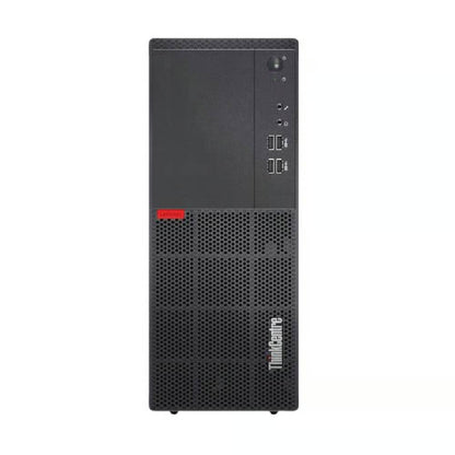 Lenovo ThinkCentre i7 ricondizionato, vista frontale del case con griglia ventilata e porte USB, ideale per ufficio e produttività quotidiana.